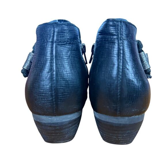 OTBT Truckage Womens Leather Green Open Toe Ankle Booties Boots Shoes sz 6.5 - Picture 11 of 16